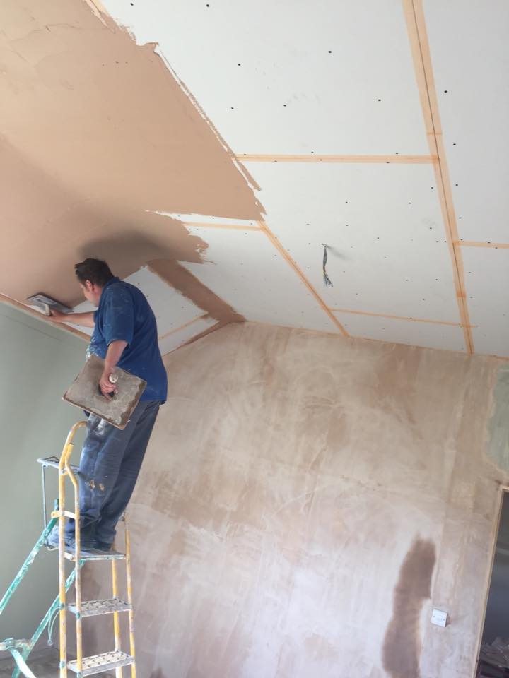 Interior plastering project in Anglesey